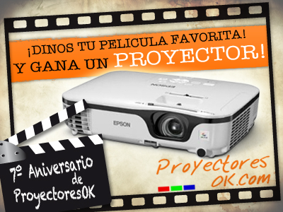 7 Aniversario ProyectoresOK: Gana un PROYECTOR